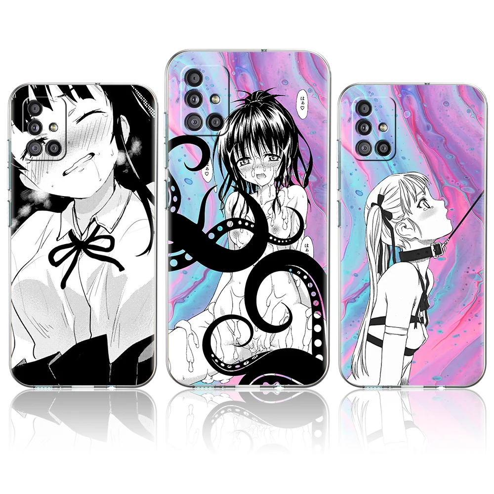 

Anime Girl Cartoon Japan Cute Case for Samsung Galaxy A13 A22 A32 A52 A72 A51 A71 A11 A31 A41 M31 A01 A21S 5G Transparent Shell