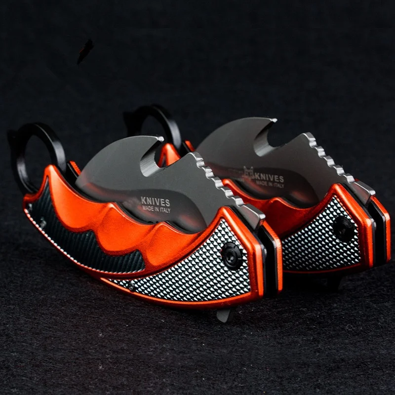 Нож-коготь скорпиона карманный керамбит для кемпинга и выживания в джунглях CS GO