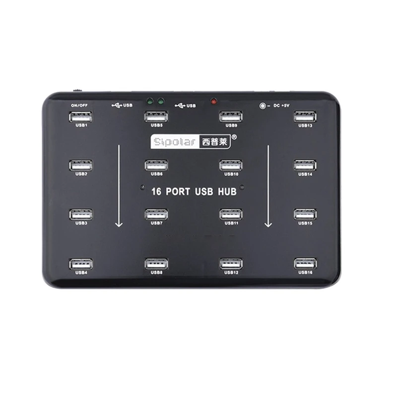 

SIPOLAR 16 Ports USB 2.0 Hub Bluk USB Duplicator For 16 TF SD Card Reader U-Disk Data Test Batch Copy