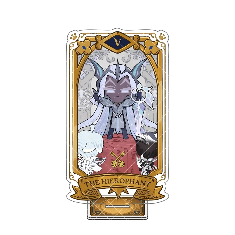 Фото Акриловая фигурка-стенд 15 см Cookie Run Kingdom Stardust Cookie THE STAR Tarot Card, игровая фигурка, украшение, можно использовать как брелок №2