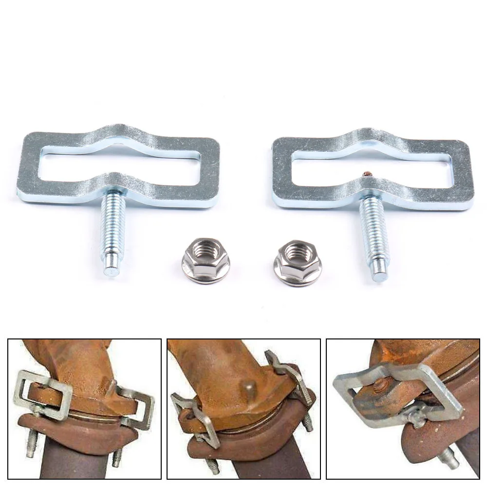 

2pcs Exhaust Manifold Repair Kit Hardware For Ford Truck stud 8001 V8 V10