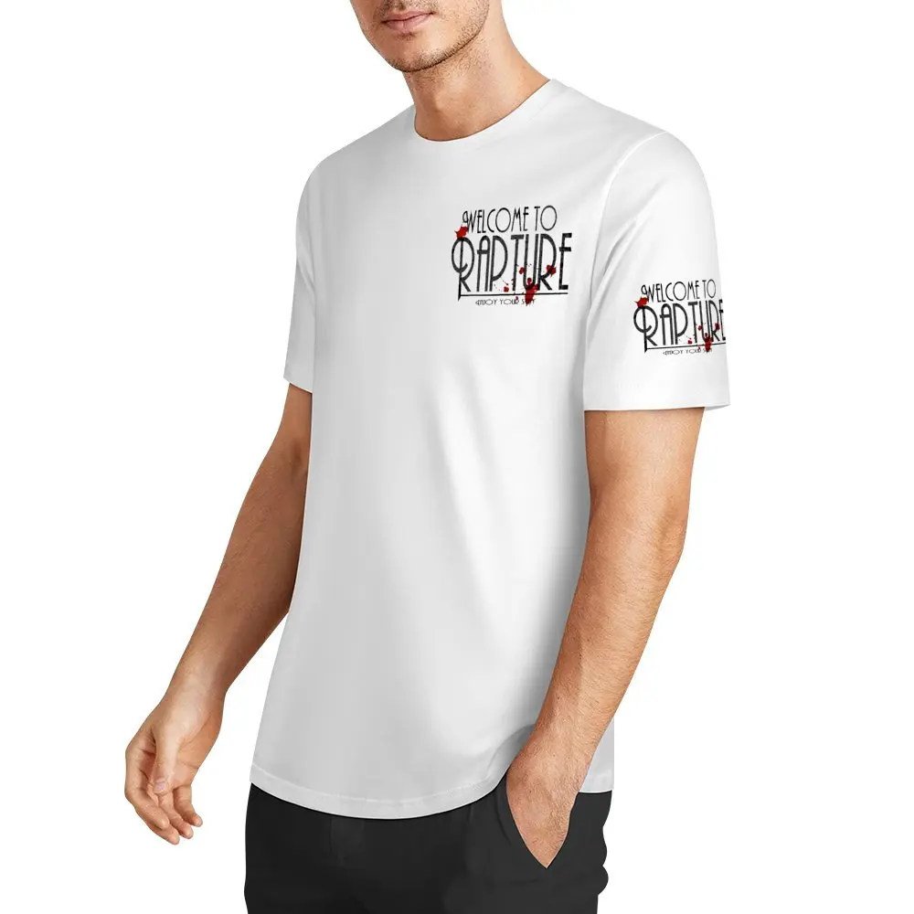 Футболка Bioshock с круглым вырезом Добро пожаловать в Rapture Essential Футболки рукавами