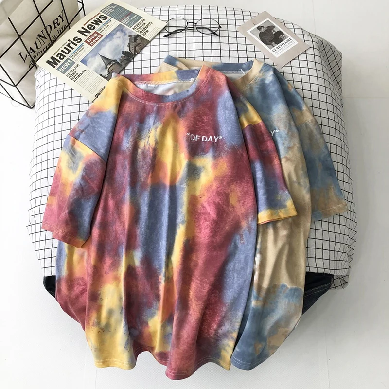 

Женская футболка с коротким рукавом EBAIHUI, Повседневная футболка с принтом в стиле Харадзюку, новая модная одежда 2022, футболка с круглым выре...