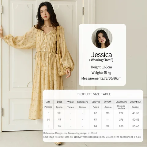 MISHOW желтое платье из вискозы и полиэстера для женщин  MXE47L2527