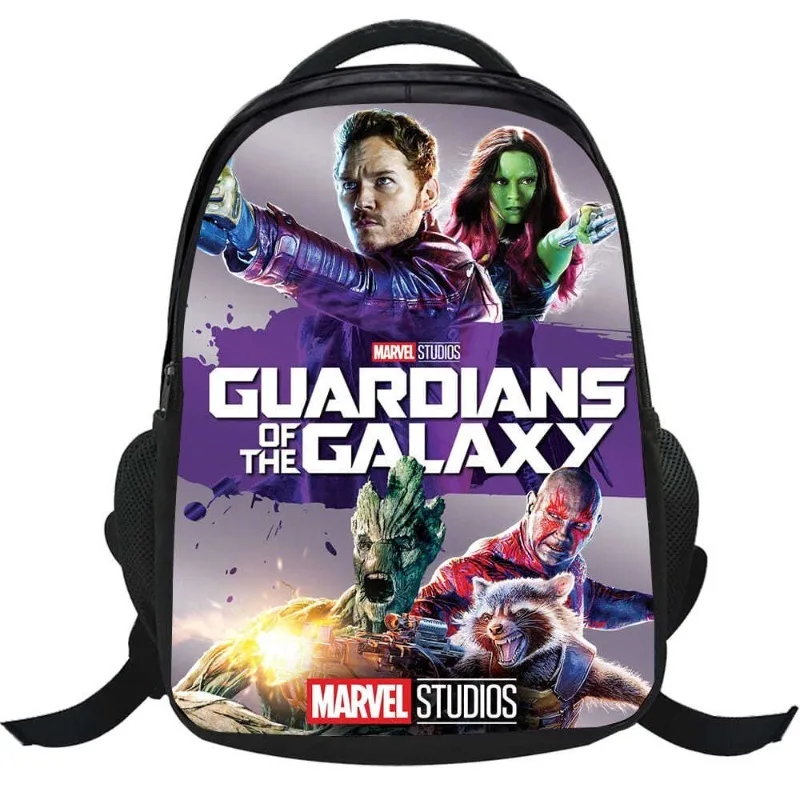 Marvel Guardians of the Galaxy Anime Cute Primary School Kindergarten School Bag 1-4 Grade Cartoon Creative Children's Backpack