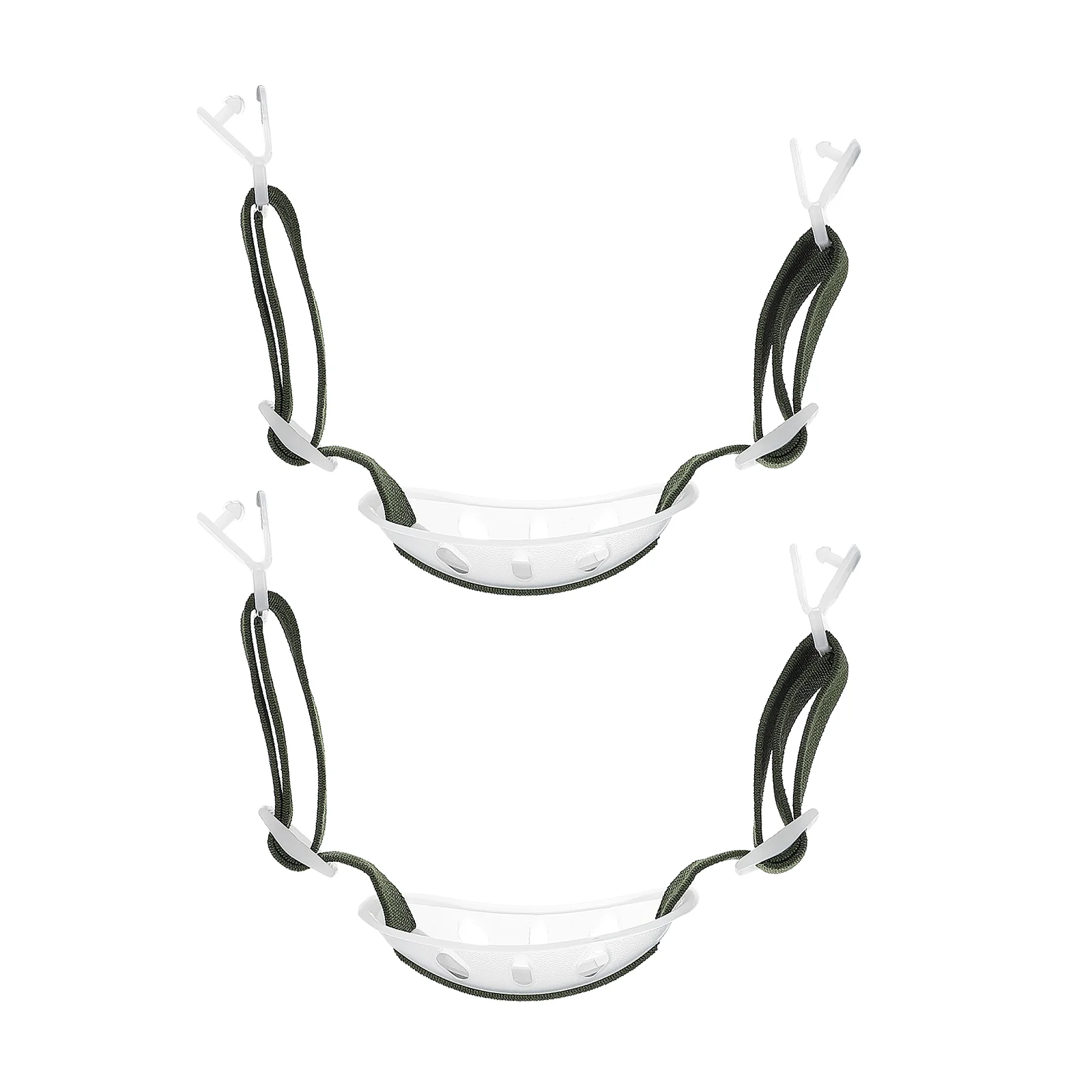 

2 Pcs Portable Chinstrap Hardhat Accessories Safety Hardhats Elastic Elasticity Band Replacement