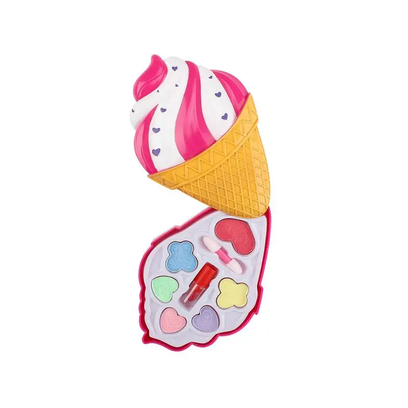 

Girls Play Makeup Set Washable Ice Cream Shaped Make Up Toy For Girls Cosmetics Set For Kids Toddler Girl Toys Christmas &
