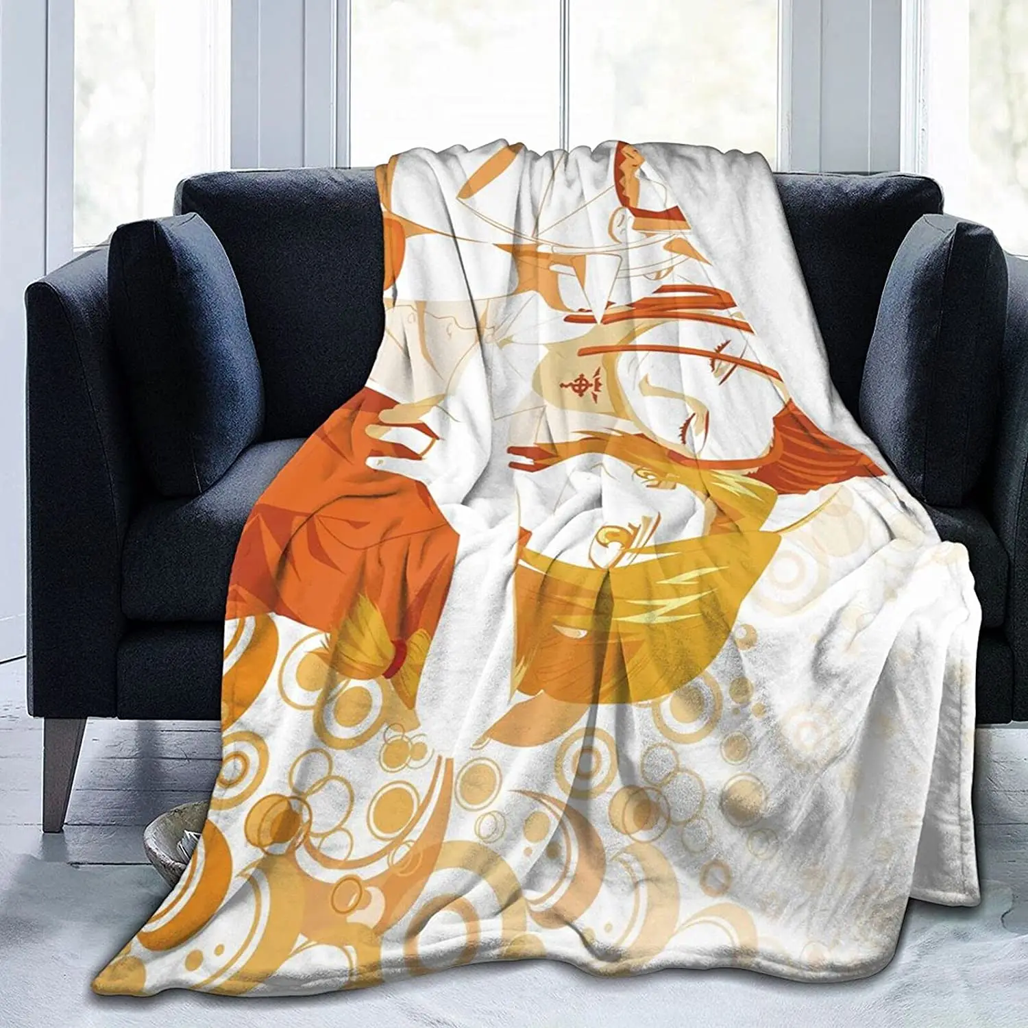 

Izumi Curtis Fluffy Soft and Comfortable Blanket, Anime Warm Embrace of Sympathy