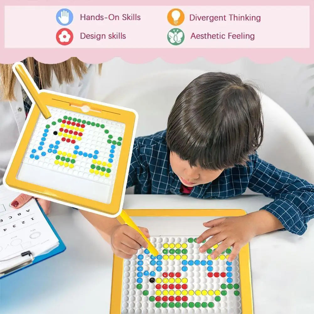 

Kids Magnetic Steel Ball Drawing Board Writing Board For Babies Infant Cognitive Toys Magnetic Drawing Board Learning Toys W3h5