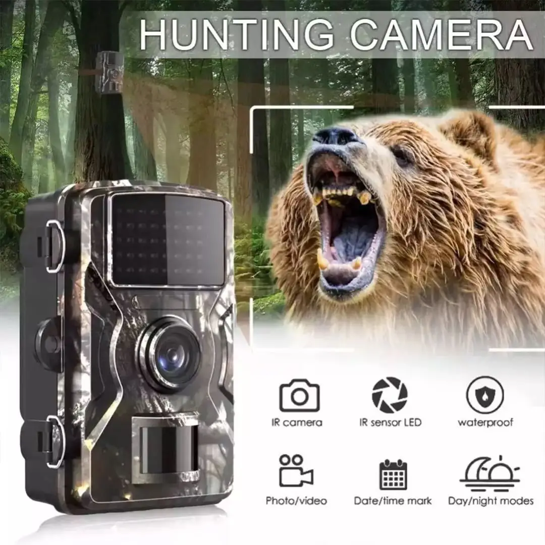 Night Vision Hunting Trail Camera 16MP 1080P 940nm Infrared Motion Activated Trigger Security Cam Outdoor Wildlife Photo Traps