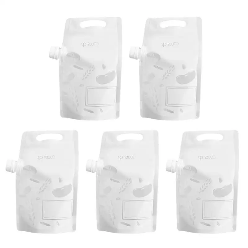 

Grain Storage Bags Transparent Rice Cereals Packaging Bag Portable Moisture Insect Proof Sealed Bag Kitchen Storage Organizer