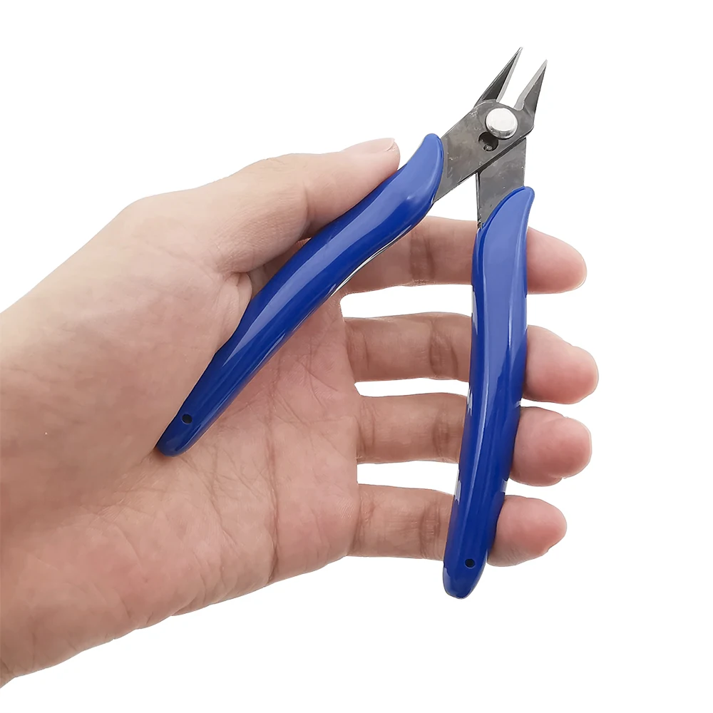 

5Pcs Stainless Steel Diagonal Pliers Multi Functional Side Snips Flush Pliers Hand Tools Electrical Wire Cable Cutting Nippers