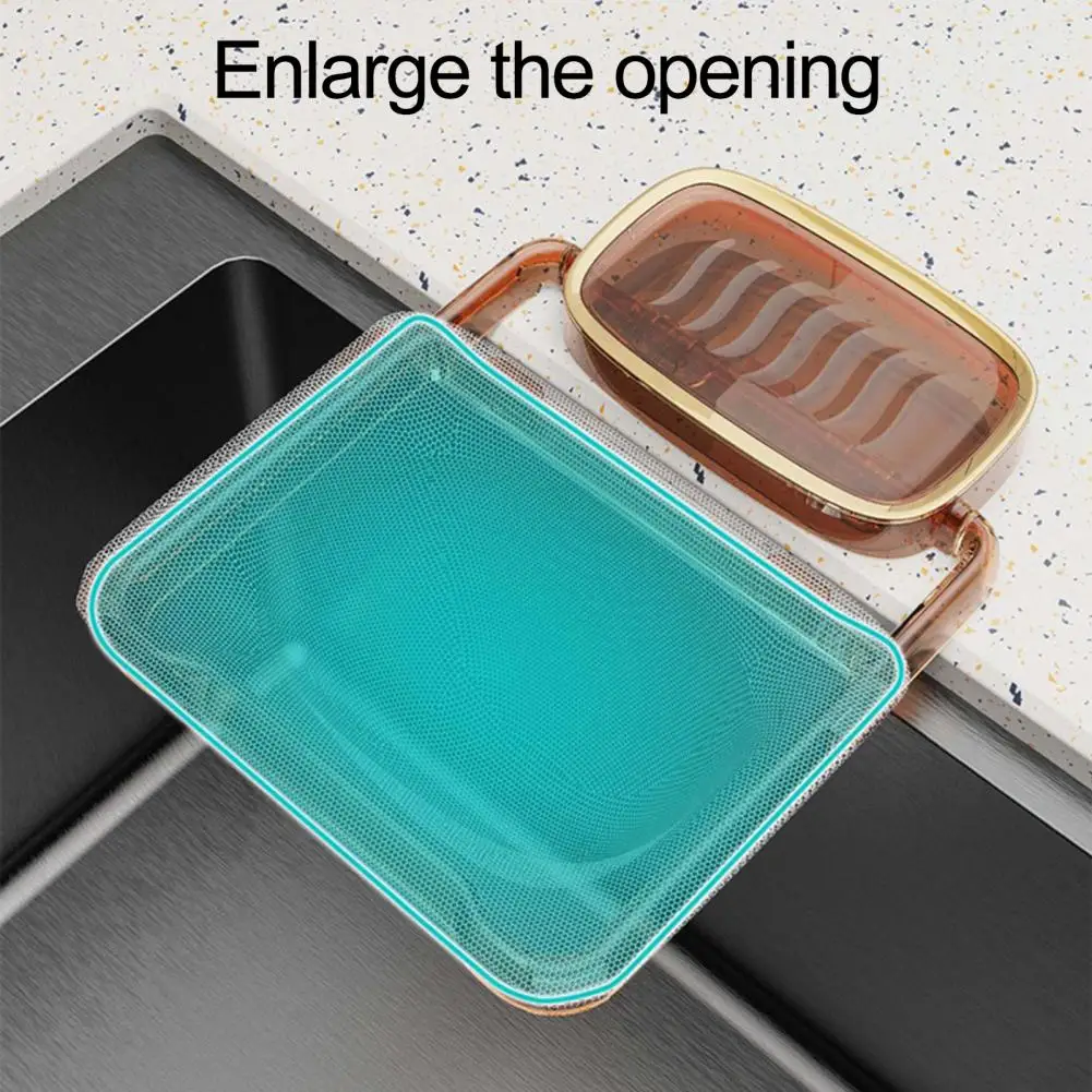 

Sink Drain Rack Convenient Anti-deform Simple Operation Kitchen Sink Filter Rack for Home