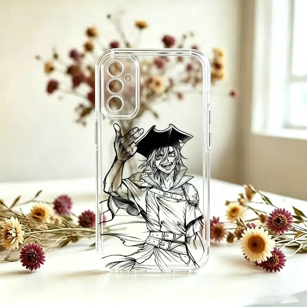 Чехол для телефона Dr Stone-e R-Ryusui N-Nanami для Samsung A10,12,20,21S,30,31,40,50,51,52,70,71, прозрачный чехол (art.: 3920dbd446c9c) - 3920dbd446c9c