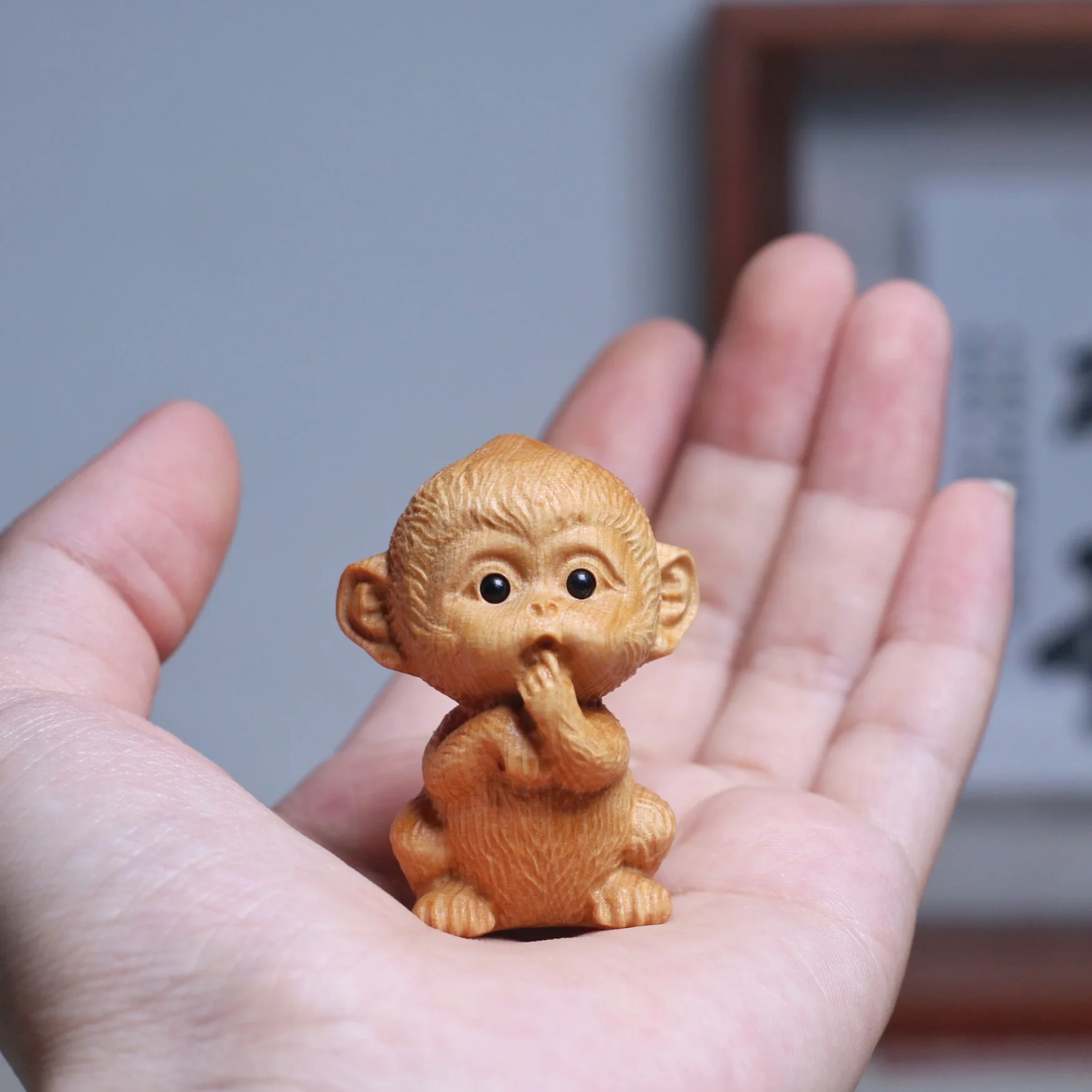 

Скальф Кипарис, резьба по дереву 12, офисные аксессуары со знаком зодиака, мини-милая деревянная змея, кролик, животное, украшение для дома, подарки на день рождения