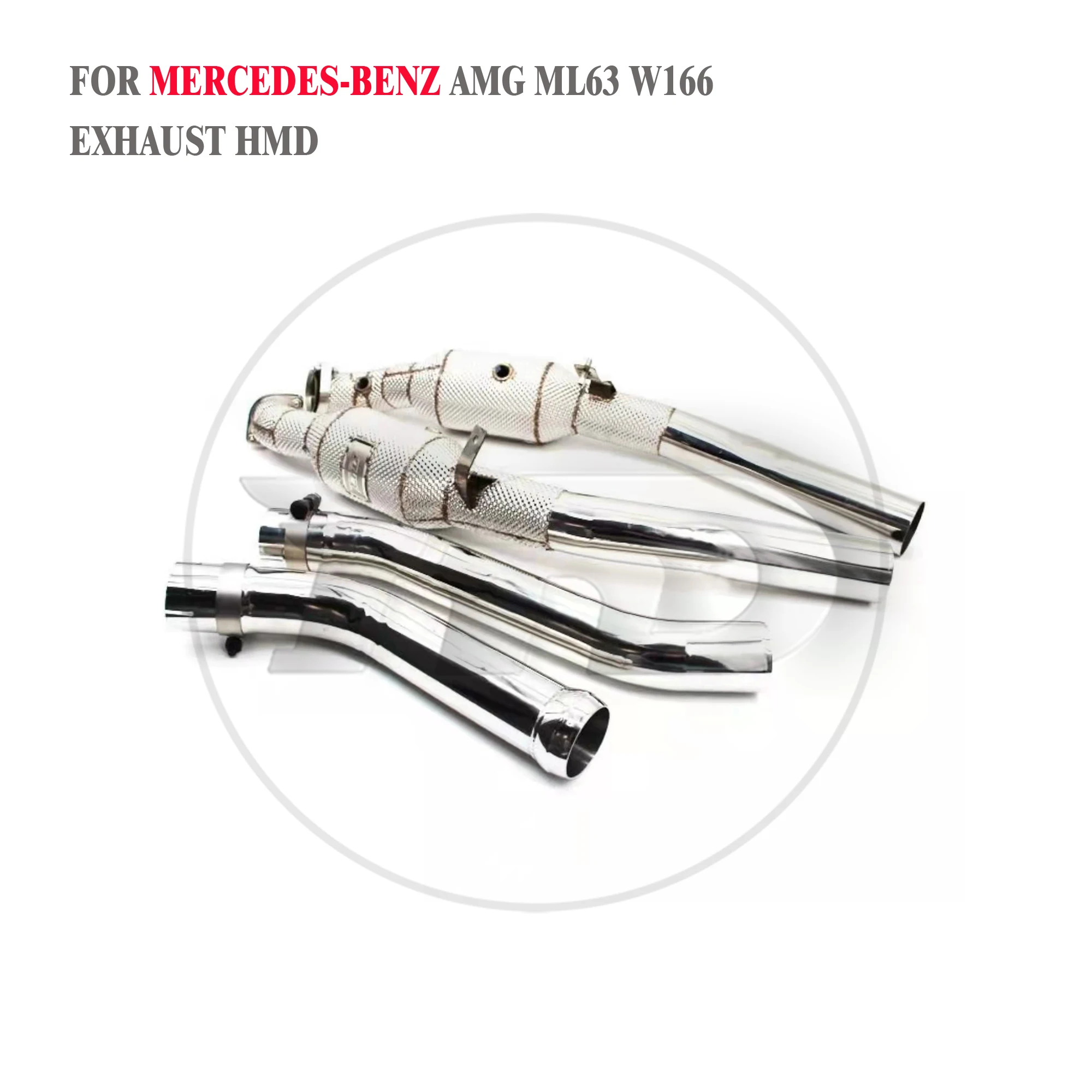 

HMD Exhaust System High Flow Performance Downpipe for Mercedes-Benz AMG ML63 W166 M157 Engine 5.5T 2013-2015