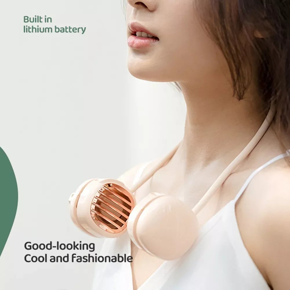 

Мини-вентилятор Охлаждающий с подвесной шеей, без лопасти