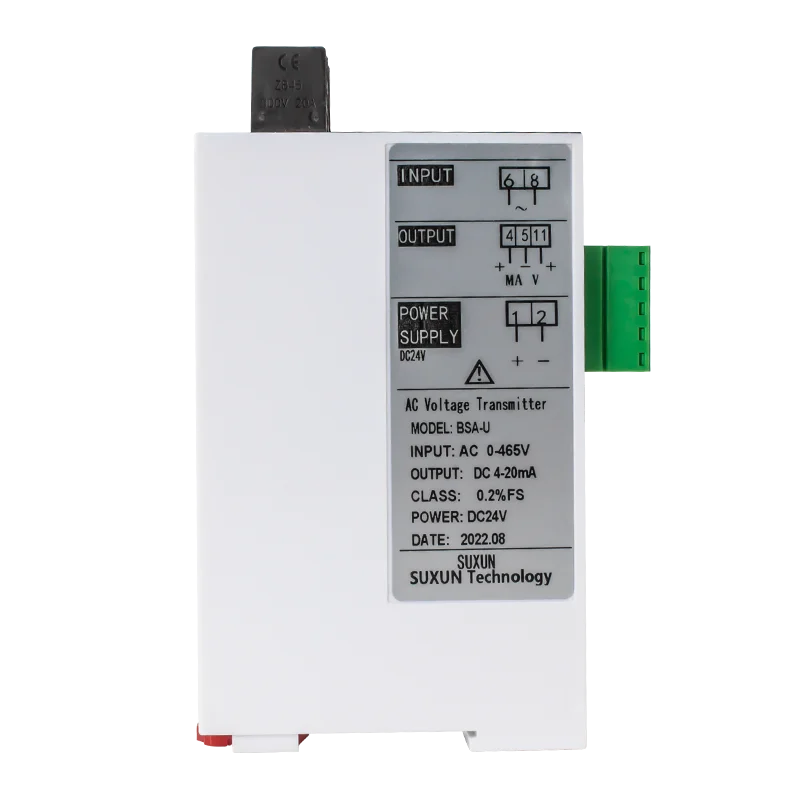 

AC Voltage Transmitter 0-50V 100V 200V 500V Input 4-20mA 0-10v 0-5V Output Current Transducer BST-U