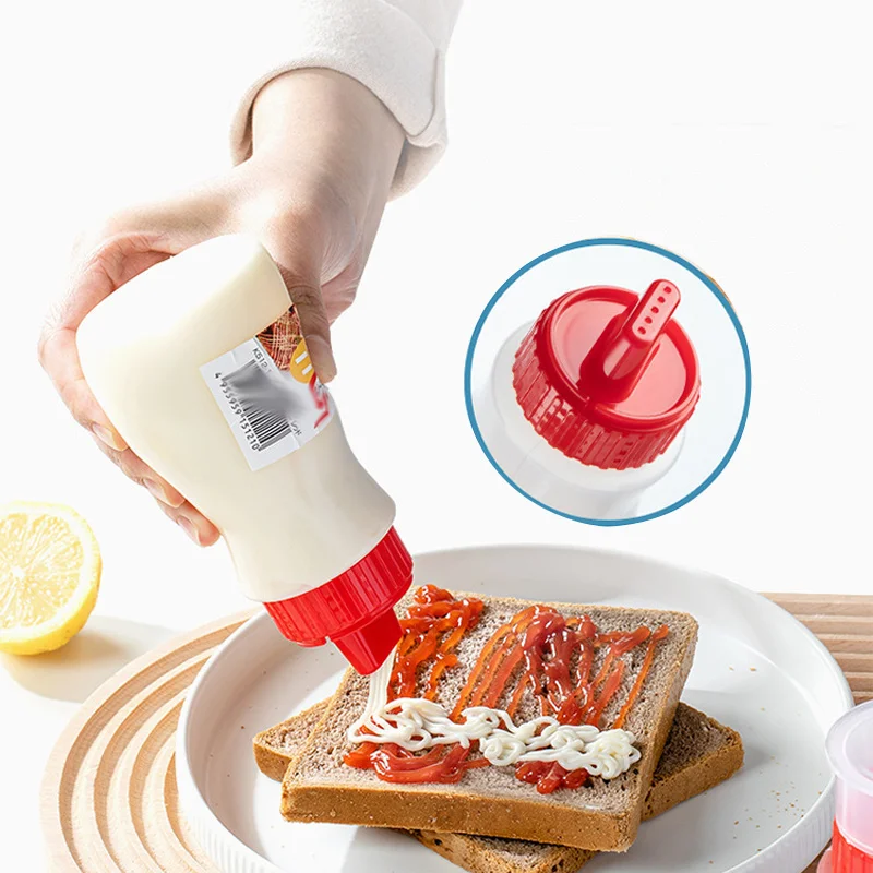 

Squeeze Seasoning Bottles Gravy Boats Oil Cruet Ketchup Honey Jam Mayonnaise Salad Dressing for Kitchen Convenience Container