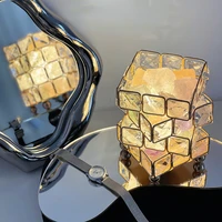 rubiks cube crystal ambience light creative small night lamp bedroom himalayan salt lamps girl ins decorative table lamp