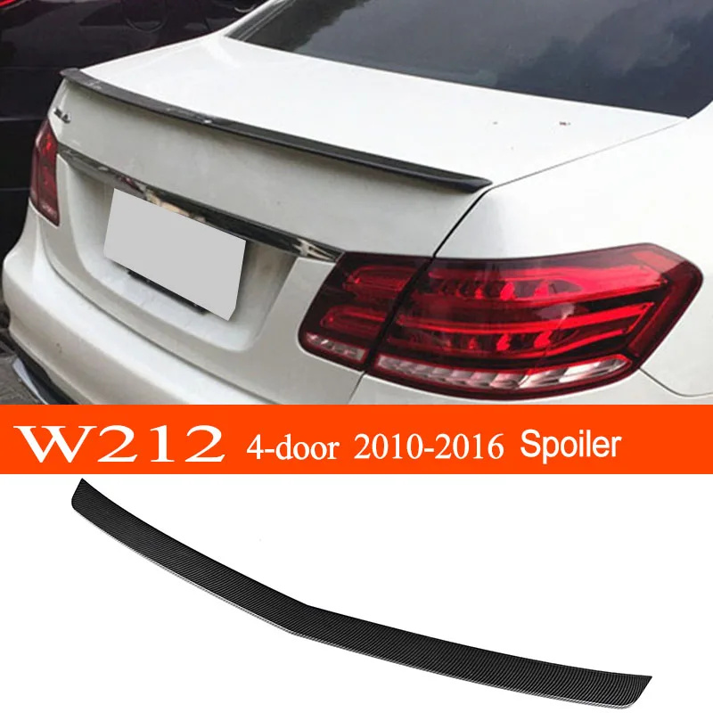 

W212 ABS пластиковый Автомобильный задний спойлер для крыла багажника для Mercedes-Benz E-class W212 Седан 4-дверный E200 E260 E300 E350 E63 2010-2016