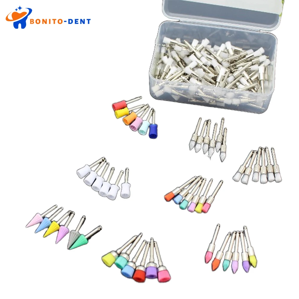 100 шт. одноразовая стоматологическая лаборатория с нейлоновой щетиной плоский