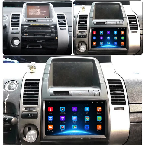 Автомобильный радиоприемник на Android для Toyota Prius 20 2002-2009, стерео мультимедийный плеер с GPS-навигацией, интеллектуальная система