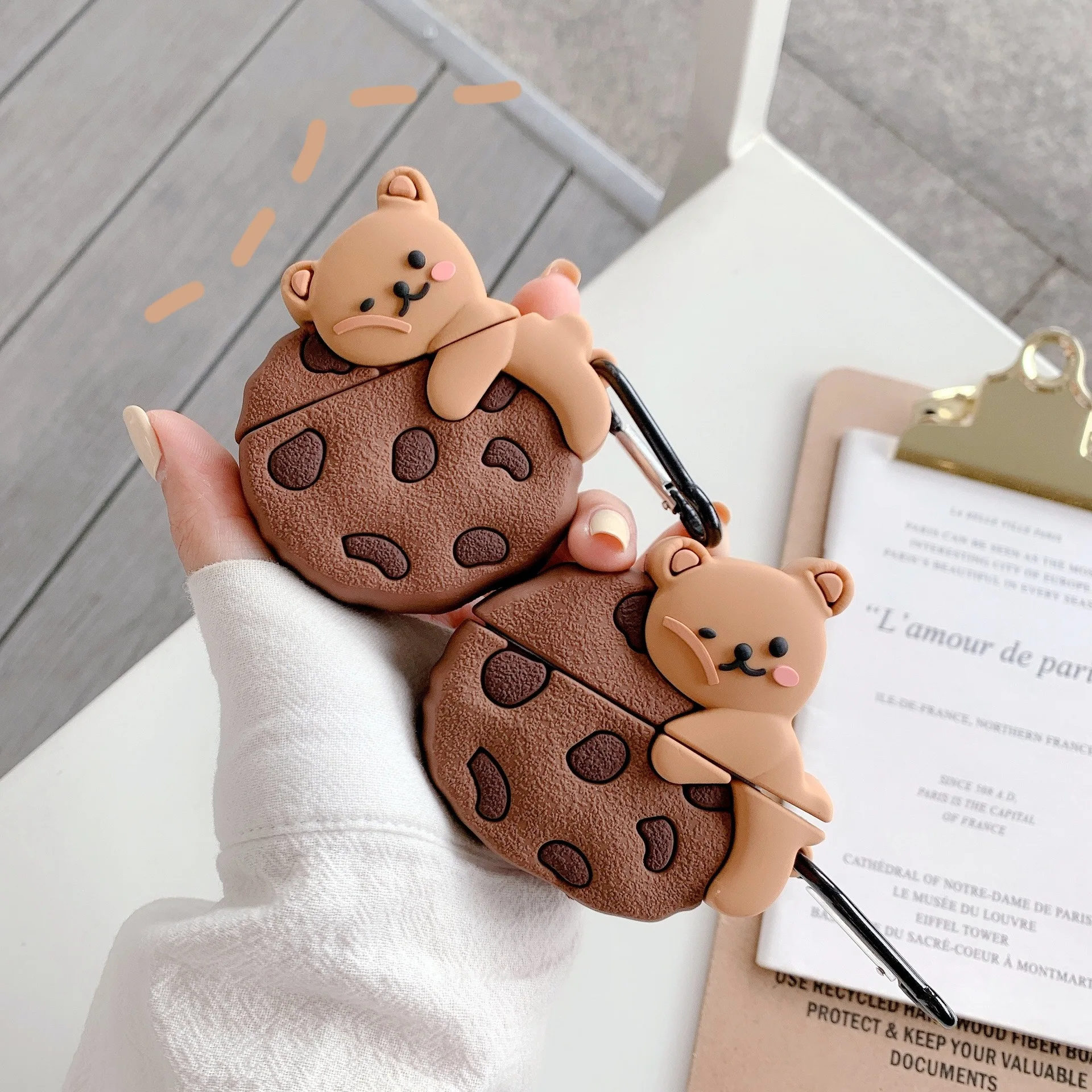 

Cookies for AirPods Case Wireless Earphone Protective Case Cover for Airpods Charging Box Cartoon Headphone Case for Airpod Pro