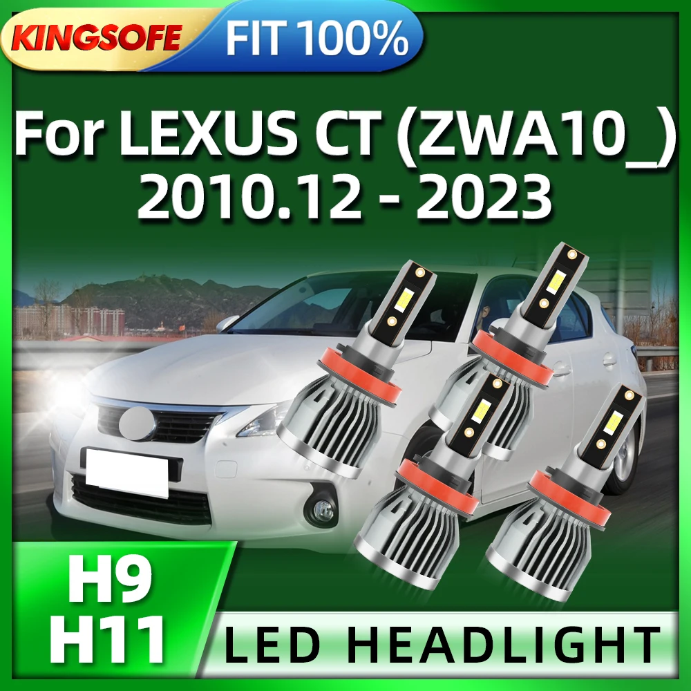 

Roadsun Led 26000LM Headlight H9 H11 Lights Car Lamps 6000K For LEXUS CT 2010 2011 2012 2013 2014 2015 2016 2017 2018 2019-2023