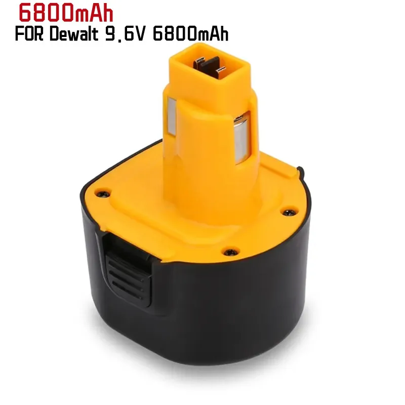 

9,6 V 6800mAh Ni-Mh Ersatz Batterie Kompatibel mit Dewalt DE9061 DE9062 DW9061 DW9062 DE9036 DW911 DW921 DW9614 DW050