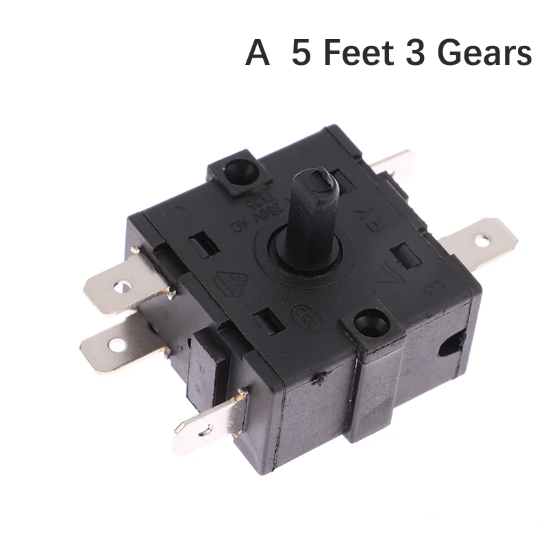 

Электрическая ручка переключения передач для подогрева помещений, 3 контакта, 5 контактов, 3 поворотных переключателя передач, 16 А, переключатель контроля температуры, аксессуары