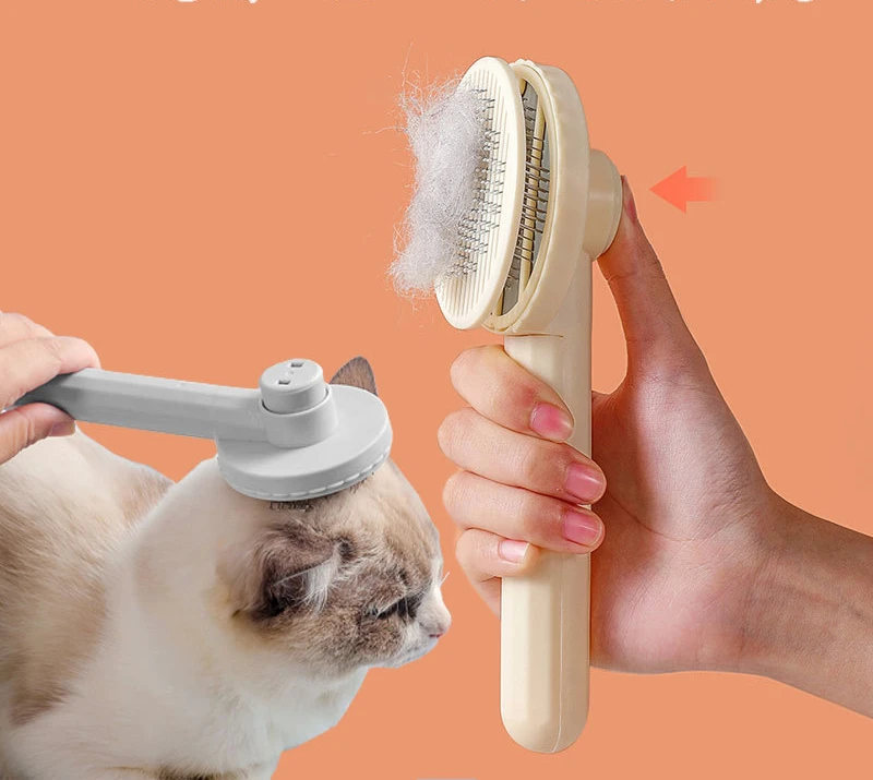 

Pet Hair Remover Brush Dogs Short Massager Hair Comb Removes for Cats Dog Pet