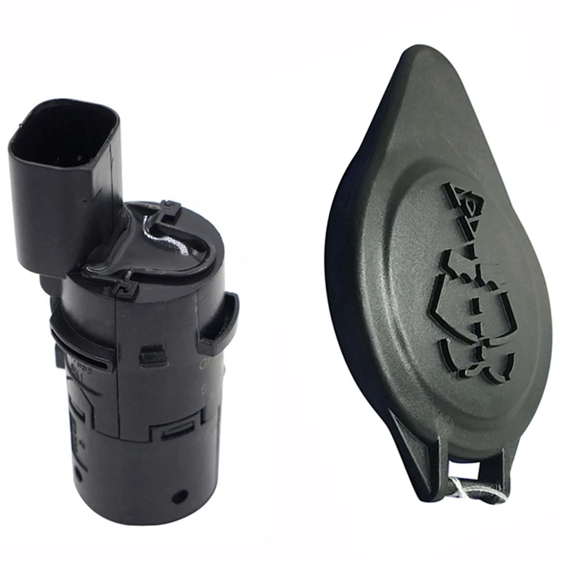 

New Parking Sensor Bumper Reverse Assist For BMW E38 E39 E53 5 X5 725 PDC & Windshield Washer Fluid Reservoir Cover Cap