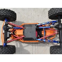 2pcsset aluminum alloy rear keel support frame for 110 rbx10 ryft 4wd scale rock bouncer axi03005 rc car modification part