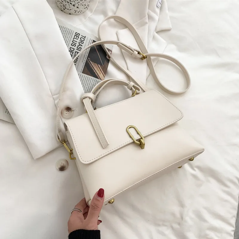 

2022 Burminsa Short Handle Small Tote Handbags For Women Trend Fashion Designer Large Capacity Ladies Shoulder Crossbody Bags