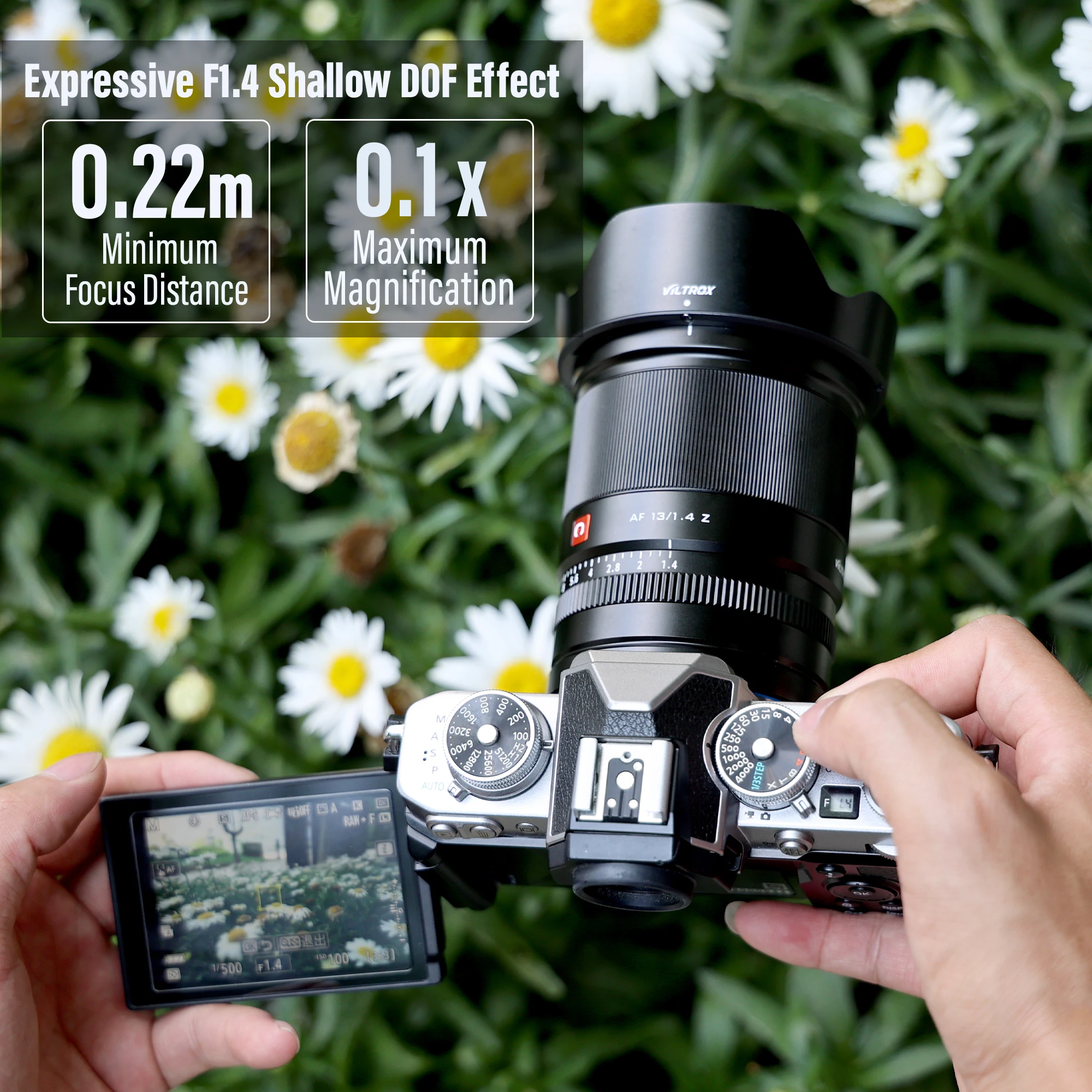 VILTROX 13 мм Sony E Nikon Z Fuji X Крепление объектива F1.4 Большая диафрагма Автофокус Ультра