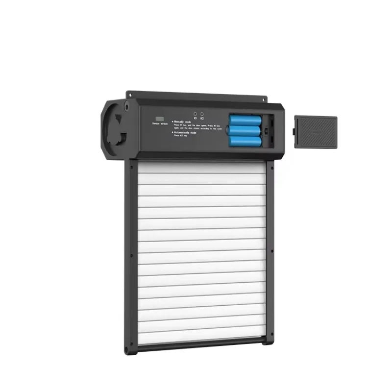 интеллектуальная куриная дверь с рольставней автоматическая курятника