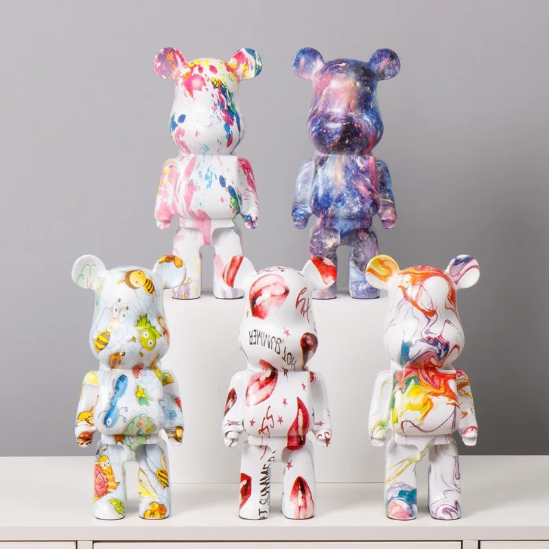 

Bear Statue coin bank Ornaments Animal Sculpture bear Entrance Cabinet TV Cabinet Study Living Room Cartoon Home Decoration
