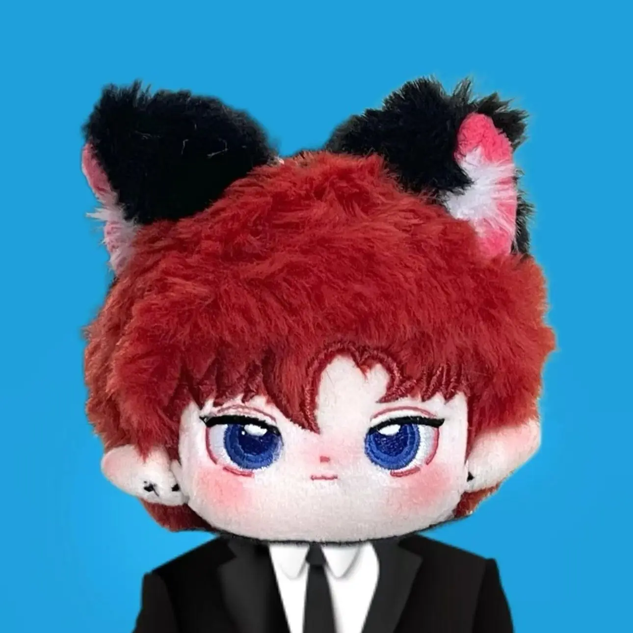 Фото 10-сантиметровая кукла Idol Kpop, корейская мужская команда Uju Red Piao, может лежать, плюшевая морская звезда, фанаты тела, звездная периферия, милые игрушки, подарок №1
