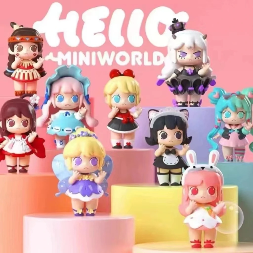 

New Original Mini World Magic Pony Series Blind Box Toys Model Confirm Style Cute Anime Figure Gift Surprise Box