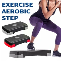 45cm adjustable fitness pedals aerobic step platform exercise board for home yoga pedal fitness equipment 2 color y6i1