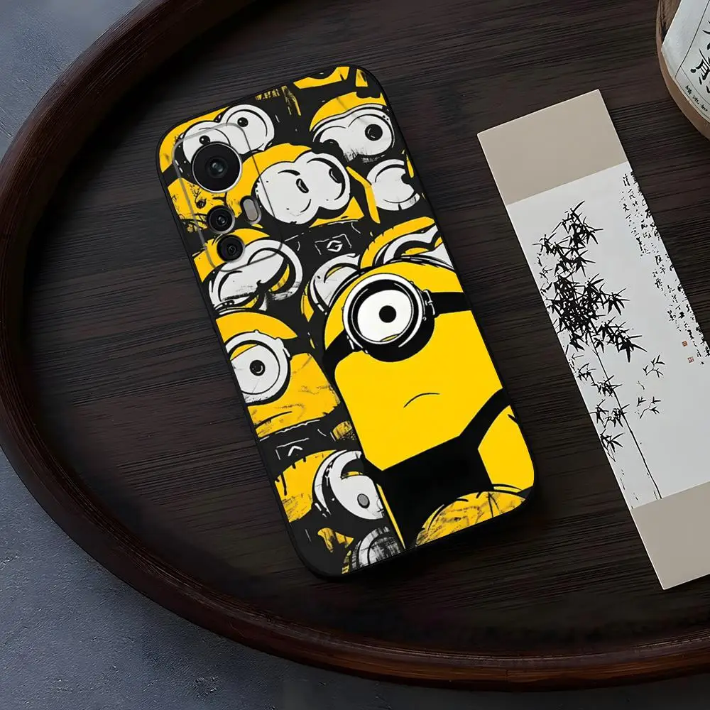 Чехол для телефона MinionsES Xiaomi Redmi Note 13 14 10 12 Pro POCO X5 F4 F5 11T Lite Ultra Fundas Cover