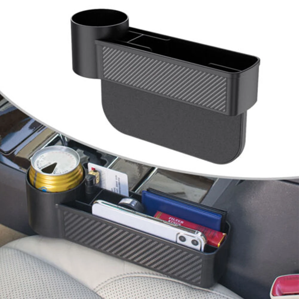 

Phone Holder Cup Holder Car Storage Box Easy Installation Car Storage Solution Car Seats Gap Filler Storage Box Cup Holder