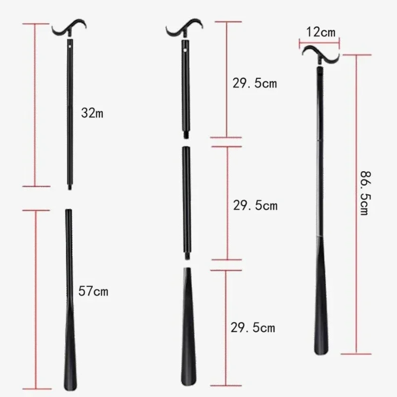 Многофункциональный туалетный Стик с длинной ручкой для съемки обуви