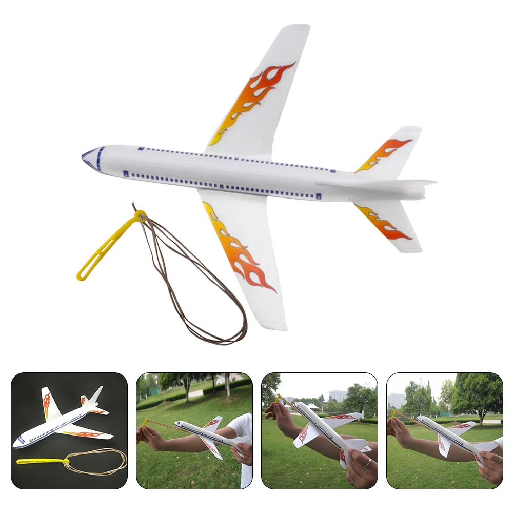 

Catapult Plane DIY Foams Airplane Simulation Flying Puzzle Toys Screaming Airplanes Kids Slingshot Plaything