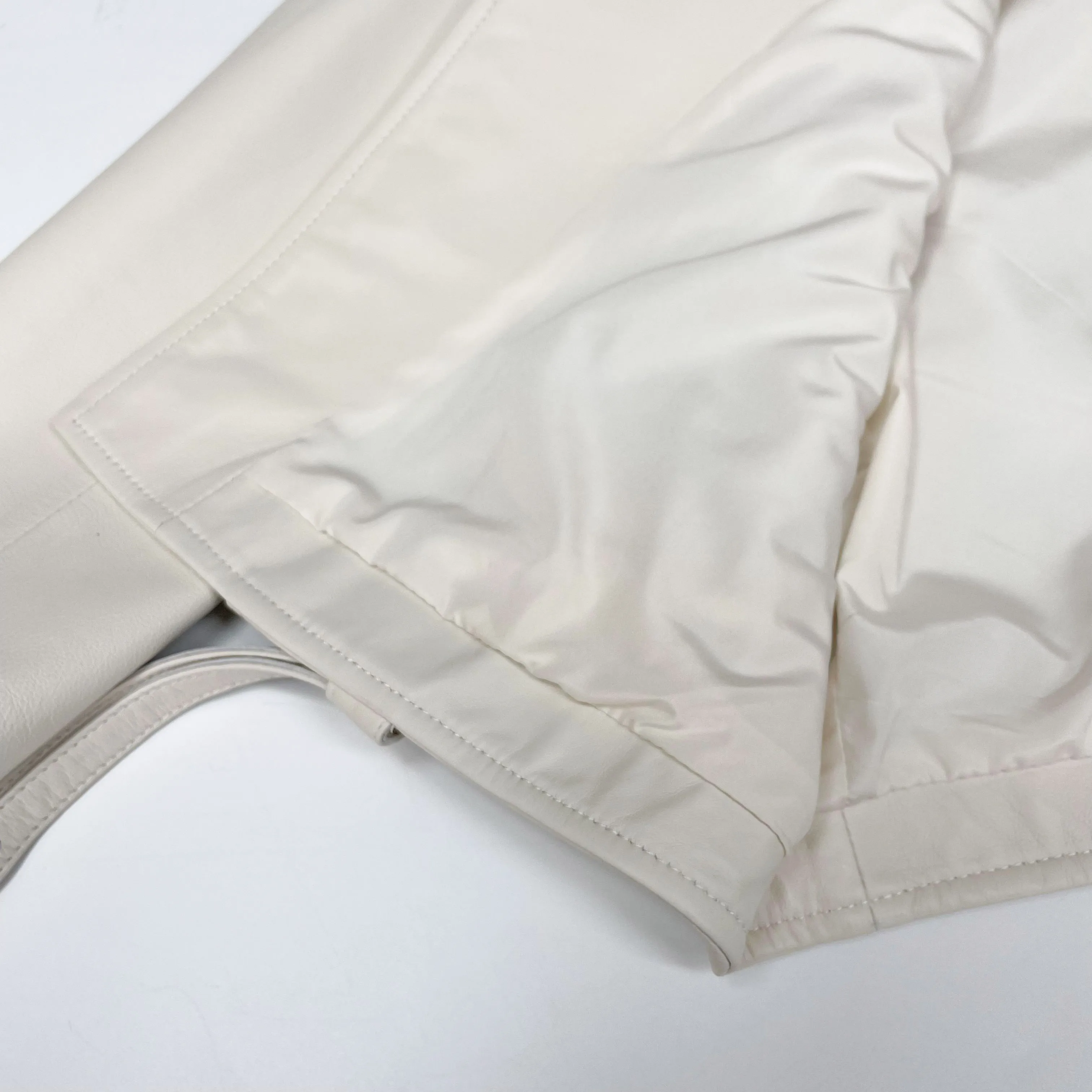 JANEFUR Genuine Leather Jacket Women 2023 New White Streetwear Fashion Moto Biker Zipper Real Sheepskin Coat