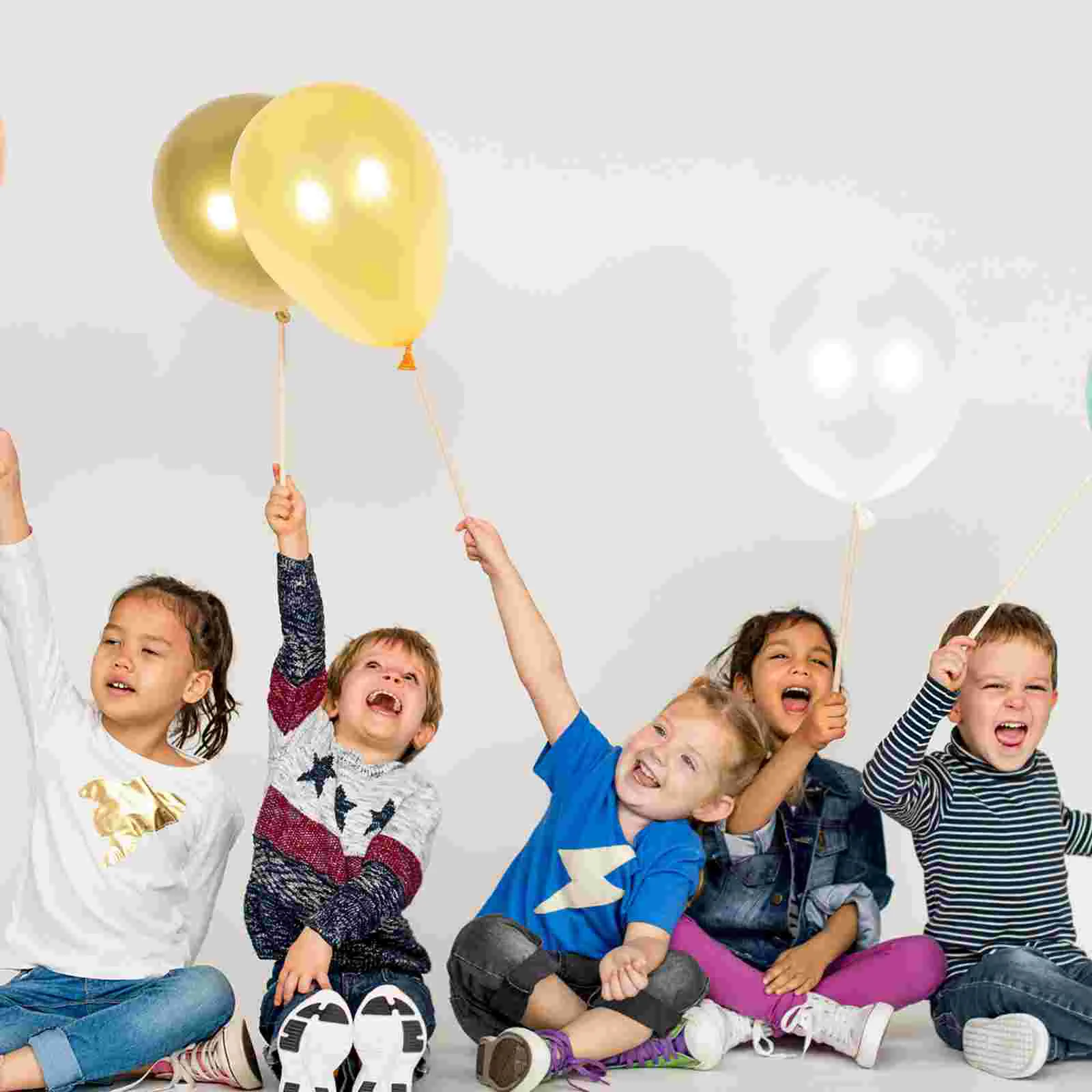 

120 шт., латексные воздушные шары