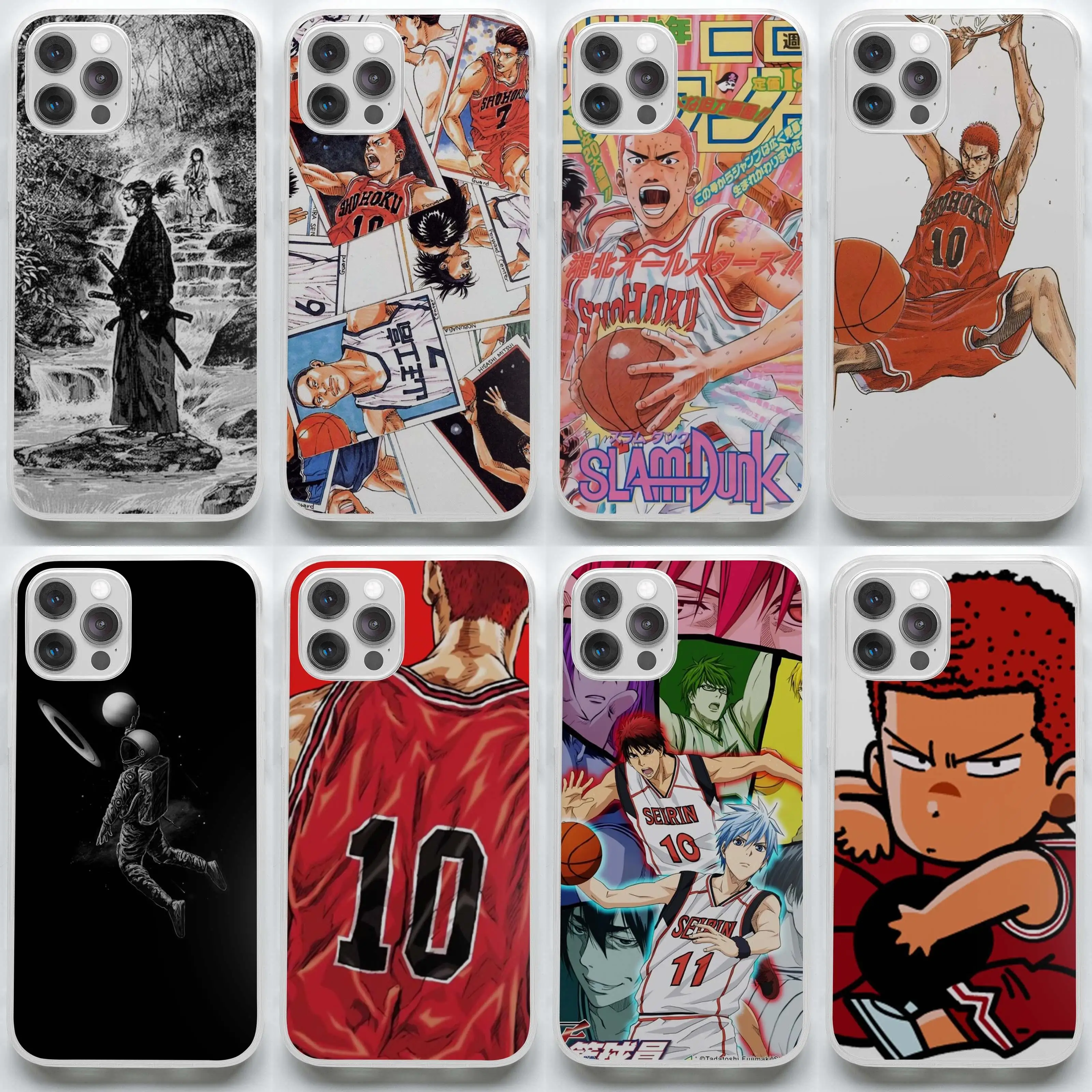 Чехол для iPhone S-Slam-Dunk-ks Anime Manga Vagabond Musashi Miyamoto Soft и телефонных моделей X XS XR Max 11 12 13 Pro Mini 7 8 Plus.