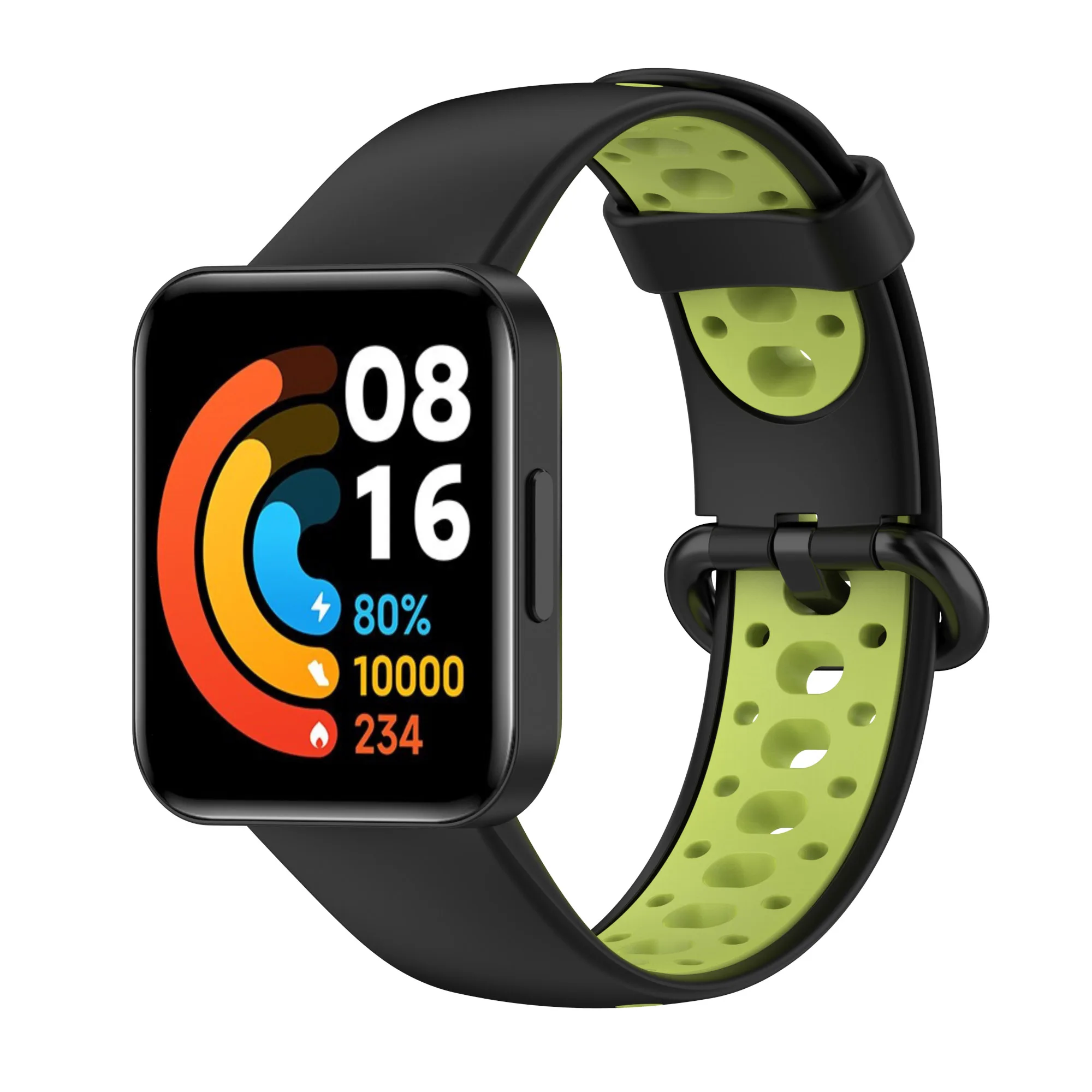 Фото Ремешок спортивный для XiaoMi Mi Watch 2, сменный силиконовый браслет для Xiaomi Redmi Watch 2 Lite №2