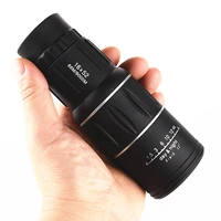 powerful monocular telescope 16x52 dual focus scope zoom binoculars prism compact monocle for hunting camping equipment new
